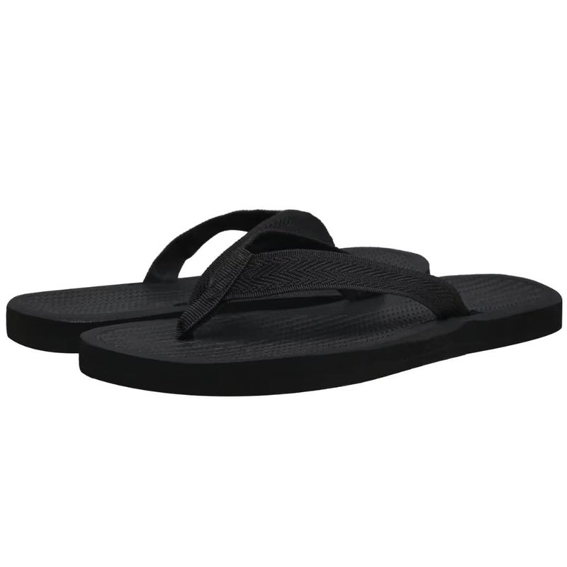 MEGNYA Soft Arch Support Cushioned Flip Flop Sandals for Women, Comfortable Plantar Fasciitis Thong Flat Sandals for Daily Home, Yoga Mat Foam Athletic Slippers for Walking black size 8 - Image 3